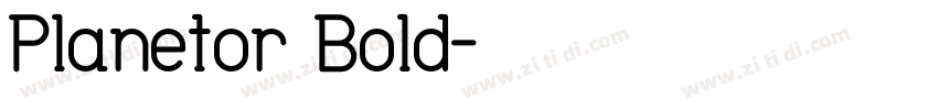 Planetor Bold字体转换